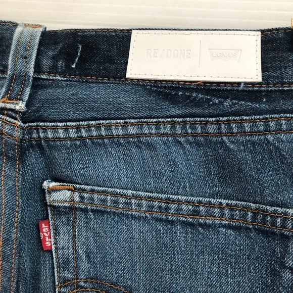 RE/DONE Levi’s Denim Mini Skirt, 26 - Picture 5 of 13